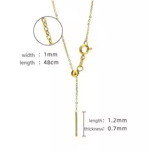 Shoperly C-300 18k Gold Plated Stainless Steel Tarnish Free Waterproof Female Jewellery