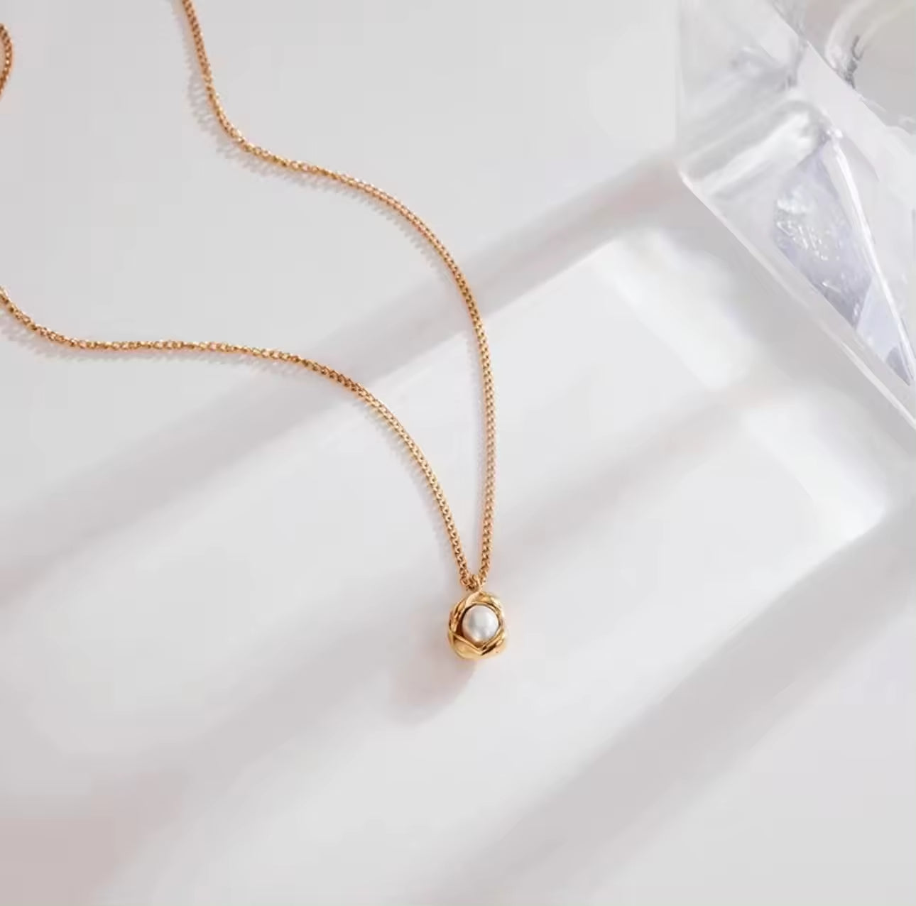 C-283 – 18k Gold Plated Stainless Steel Tarnish Free Waterproof Female Jewellery
