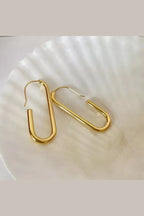 ES-187 – 18k Gold Plated Stainless Steel Tarnish Free Waterproof Female Earrings