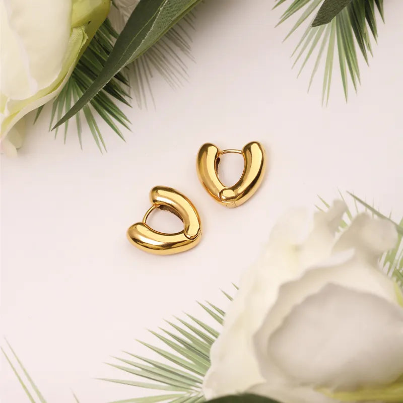 ES-209 – 18k Gold Plated Stainless Steel Tarnish Free Waterproof Female Jewellery