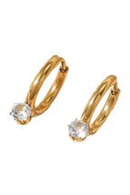 ES-228 -18k Gold Plated Stainless Steel Tarnish Free Waterproof Female Jewellery
