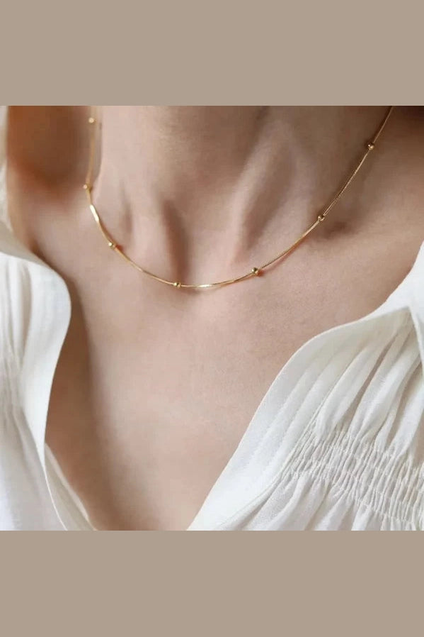 C-231 – 18k Gold Plated Stainless Steel Tarnish Free Waterproof Female Jewellery