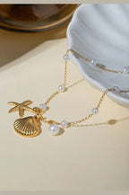 B-89 – 18k Gold Plated Stainless Steel Tarnish Free Waterproof Female Jewellery