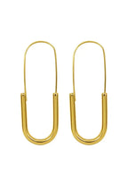 ES-183 18k Gold Plated Stainless Steel Tarnish Free Waterproof Female Earrings