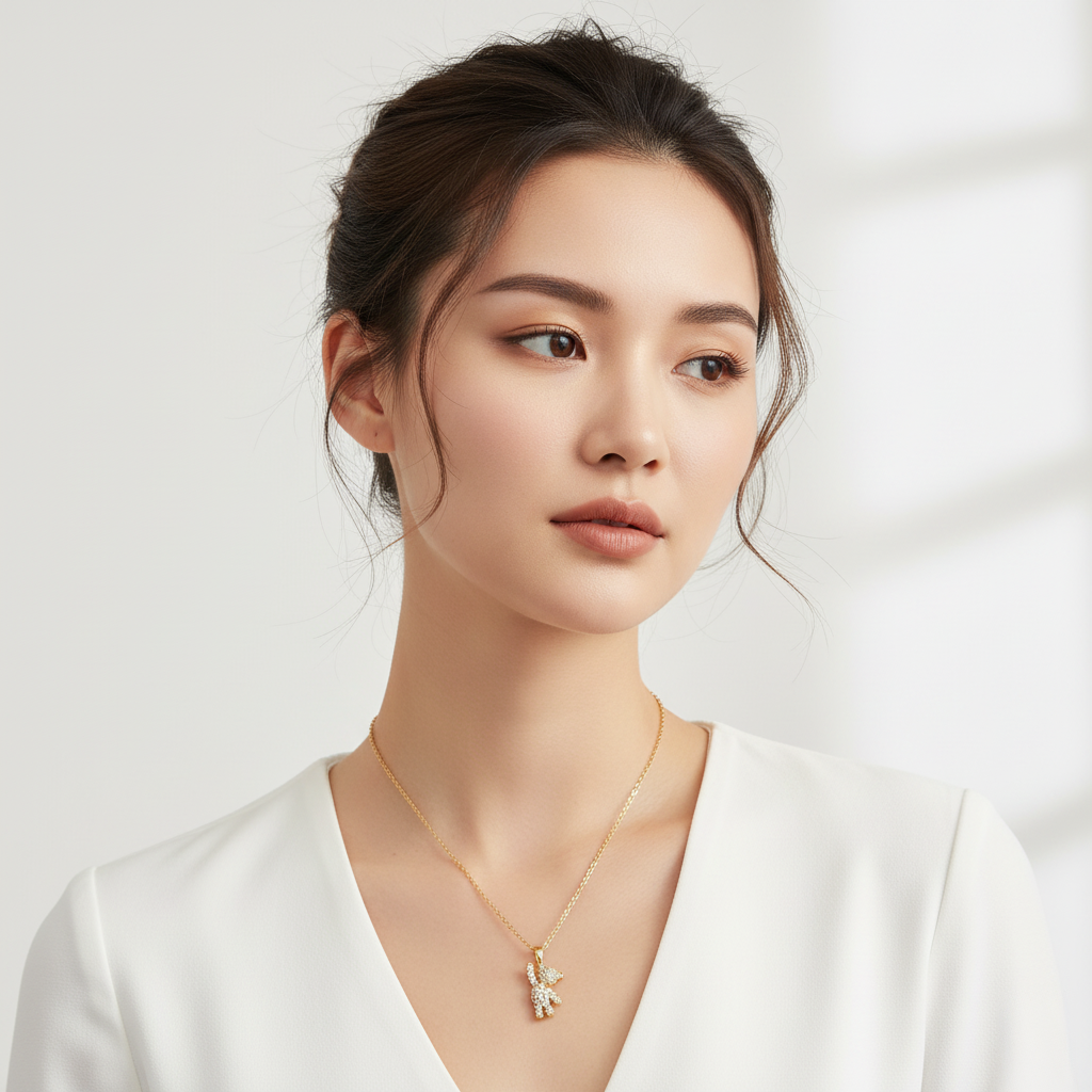 C-297 – 18k Gold Plated Stainless Steel Tarnish Free Waterproof Female Jewellery