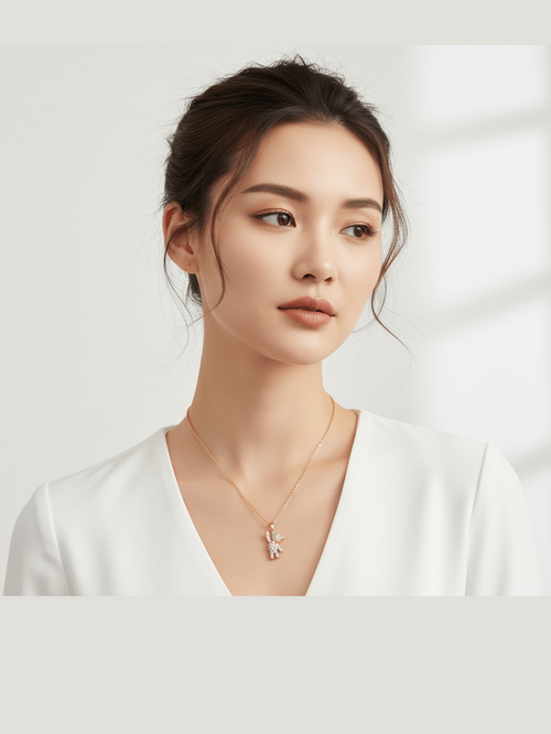 C-297 – 18k Gold Plated Stainless Steel Tarnish Free Waterproof Female Jewellery