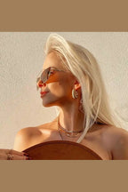 ES-252 – 18k Gold Plated Stainless Steel Tarnish Free Waterproof Female Jewellery