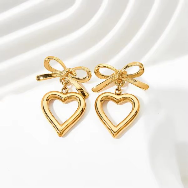 ES-272 – 18k Gold Plated Stainless Steel Tarnish Free Waterproof Female Jewellery