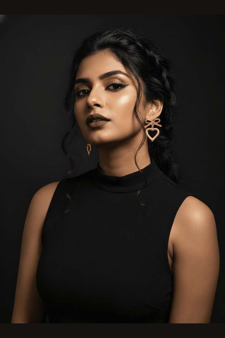 ES-272 – 18k Gold Plated Stainless Steel Tarnish Free Waterproof Female Jewellery