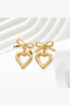 ES-272 – 18k Gold Plated Stainless Steel Tarnish Free Waterproof Female Jewellery
