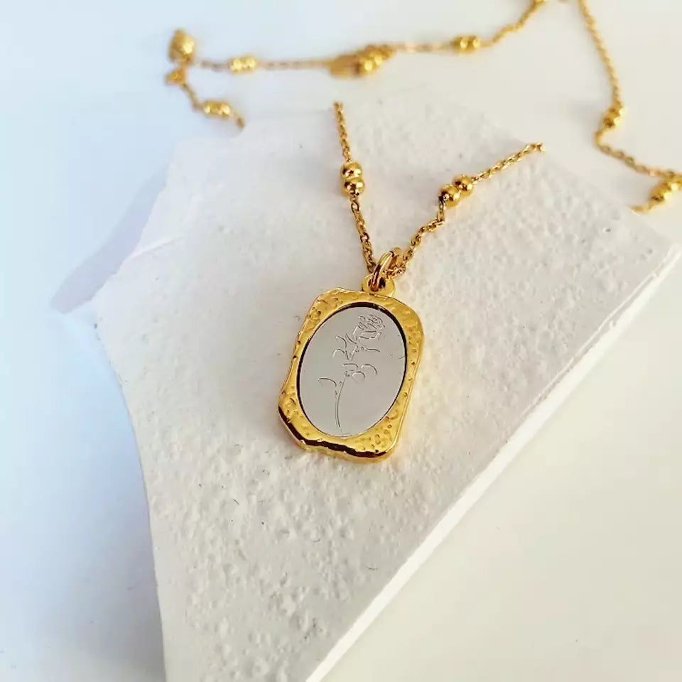 C-203 – 18k Gold Plated Stainless Steel Tarnish Free Waterproof Female Jewellery