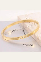 B-55 – 18k Gold Plated Stainless Steel Tarnish Free Waterproof Female Jewellery