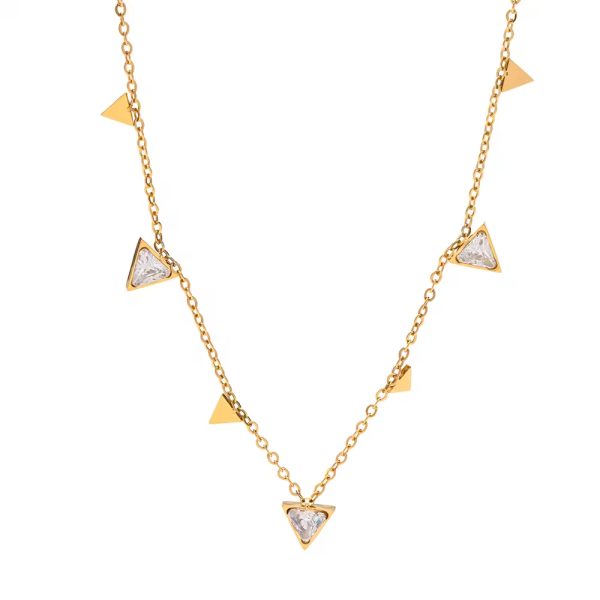 C-259 – 18k Gold Plated Stainless Steel Tarnish Free Waterproof Female Jewellery