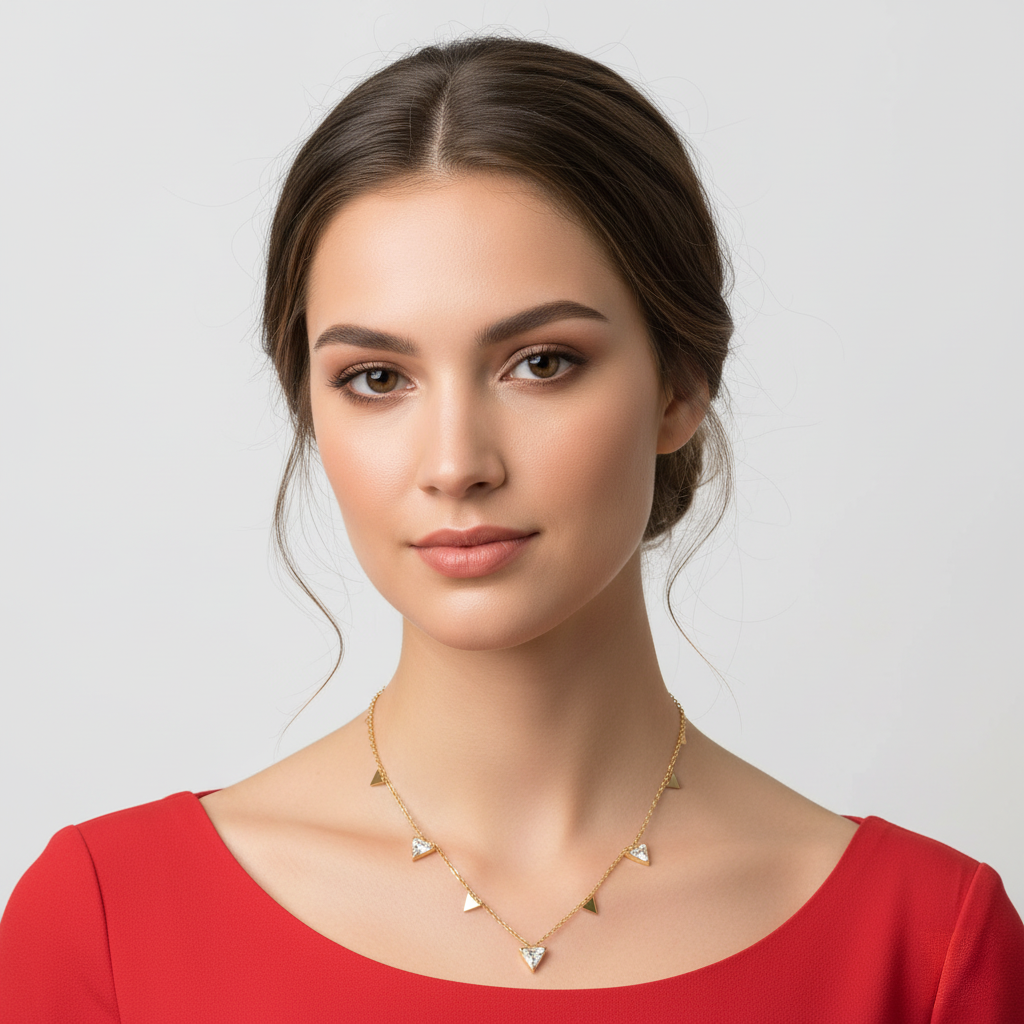 C-259 – 18k Gold Plated Stainless Steel Tarnish Free Waterproof Female Jewellery