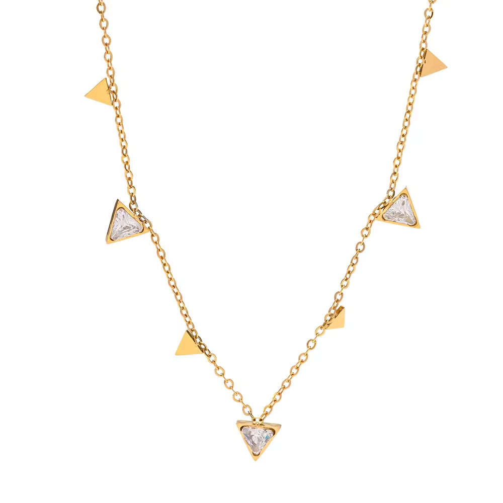 C-259 – 18k Gold Plated Stainless Steel Tarnish Free Waterproof Female Jewellery