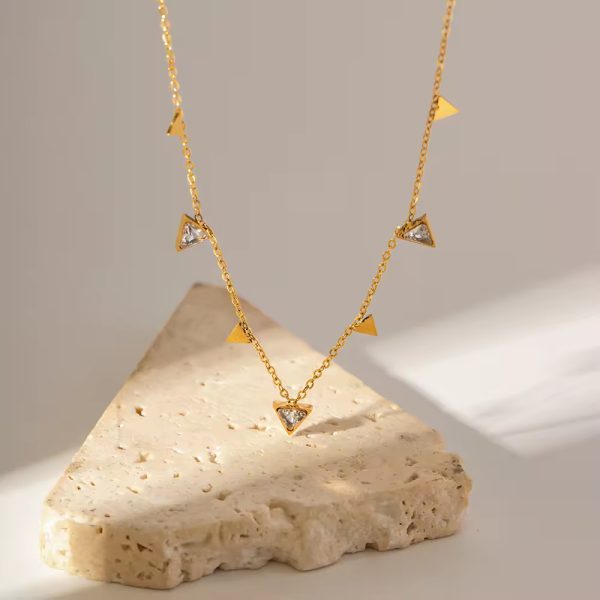 C-259 – 18k Gold Plated Stainless Steel Tarnish Free Waterproof Female Jewellery