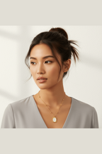 C-203 – 18k Gold Plated Stainless Steel Tarnish Free Waterproof Female Jewellery