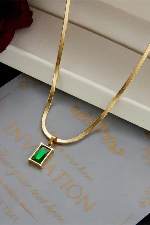 JS-14 – 18k Gold Plated Stainless Steel Tarnish Free Waterproof Female Jewellery