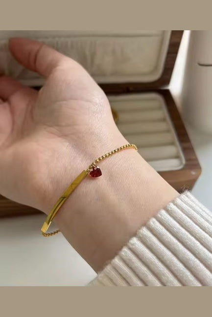 B-68 – 18k Gold Plated Stainless Steel Tarnish Free Waterproof Female Jewellery