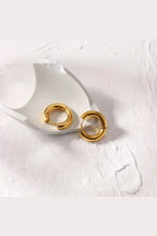 ES-255 – 18k Gold Plated Stainless Steel Tarnish Free Waterproof Female Jewellery