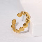 R-111 – 18k Gold Plated Stainless Steel Tarnish Free Waterproof Female Jewellery