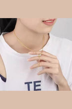 C-300 – 18k Gold Plated Stainless Steel Tarnish Free Waterproof Female Jewellery