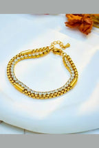 B-78 – 18k Gold Plated Stainless Steel Tarnish Free Waterproof Female Jewellery