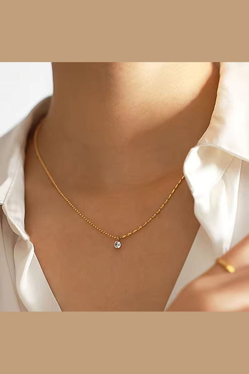 C-256 – 18k Gold Plated Stainless Steel Tarnish Free Waterproof Female Jewellery