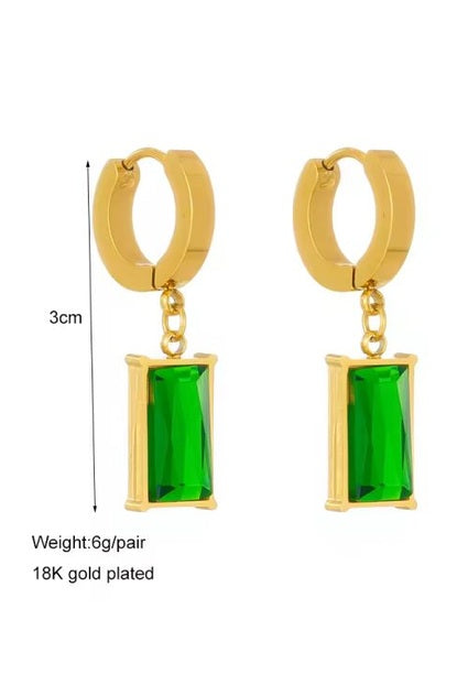 JS-14 – 18k Gold Plated Stainless Steel Tarnish Free Waterproof Female Jewellery