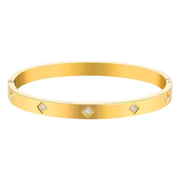 B-75 – 18k Gold Plated Stainless Steel Tarnish Free Waterproof Female Jewellery