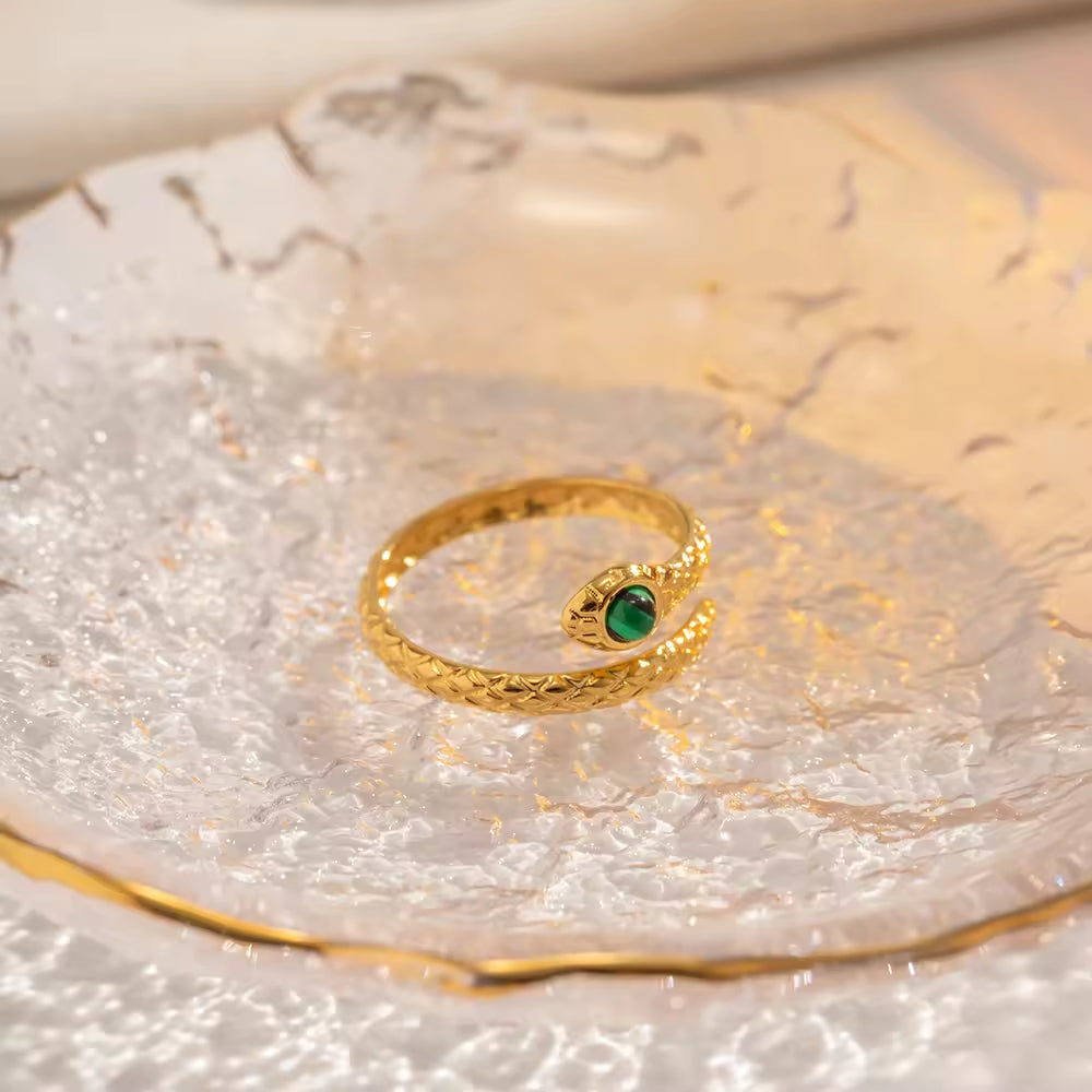R-119 – 18k Gold Plated Stainless Steel Tarnish Free Waterproof Female Jewellery
