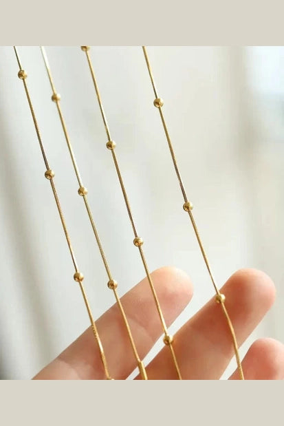 C-231 – 18k Gold Plated Stainless Steel Tarnish Free Waterproof Female Jewellery