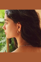 ES-255 – 18k Gold Plated Stainless Steel Tarnish Free Waterproof Female Jewellery