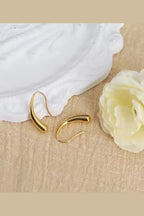 ES-275 -18k Gold Plated Stainless Steel Tarnish Free Waterproof Female Jewellery