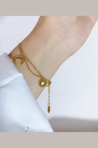 B-80 – 18k Gold Plated Stainless Steel Tarnish Free Waterproof Female Jewellery