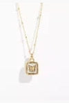 C-193 STAINLESS STEEL 18K GOLD PLATED ANTI TARNISH NECKLACE