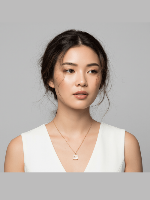 C-193 STAINLESS STEEL 18K GOLD PLATED ANTI TARNISH NECKLACE