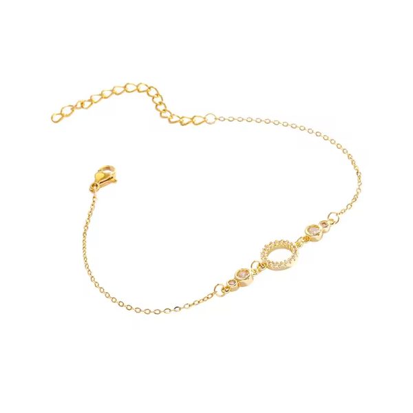 B-85 – 18k Gold Plated Stainless Steel Tarnish Free Waterproof Female Jewellery
