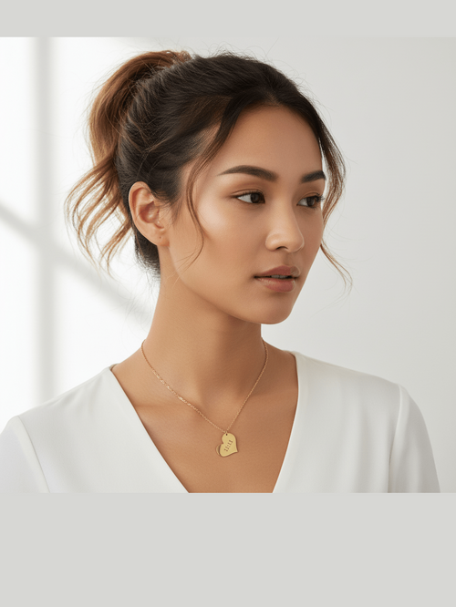 C-217 – 18k Gold Plated Stainless Steel Tarnish Free Waterproof Female Jewellery