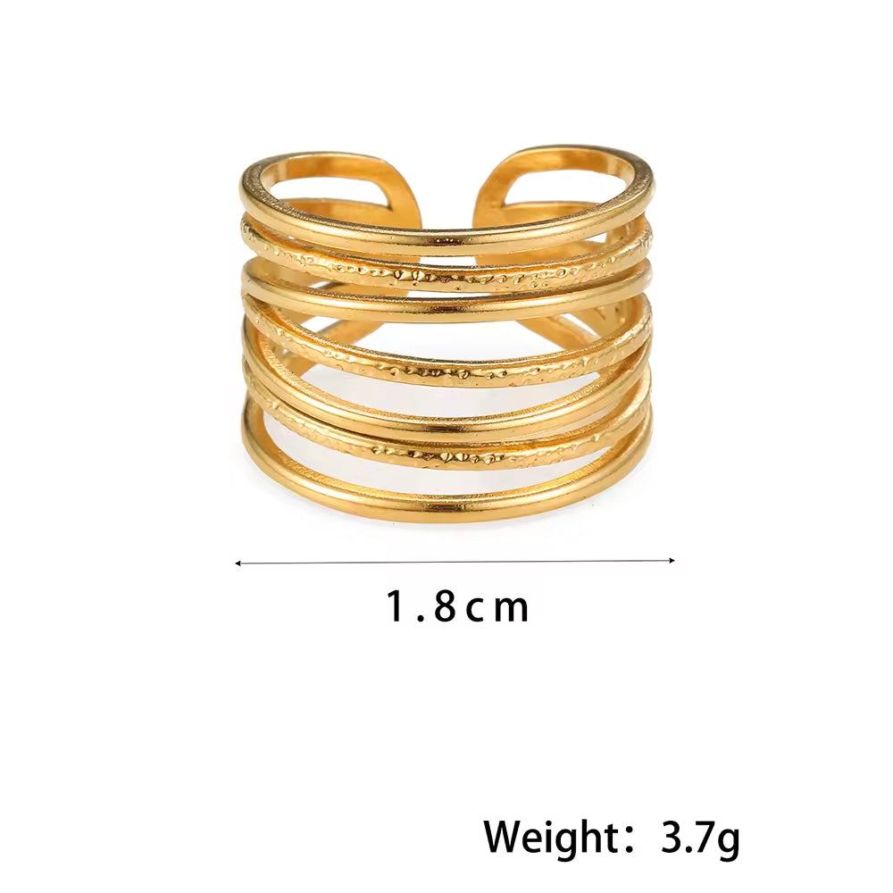 R-130 – 18k Gold Plated Stainless Steel Tarnish Free Waterproof Female Jewellery