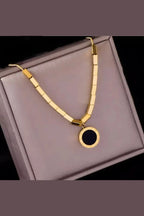 C-201 – 18k Gold Plated Stainless Steel Tarnish Free Waterproof Female Necklace