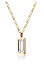 C-197 ONLY WHITE AVAILABLE 18k Gold Plated Stainless Steel Tarnish Free Waterproof Female Necklace
