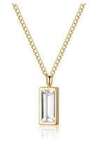 C-197 ONLY WHITE AVAILABLE 18k Gold Plated Stainless Steel Tarnish Free Waterproof Female Necklace