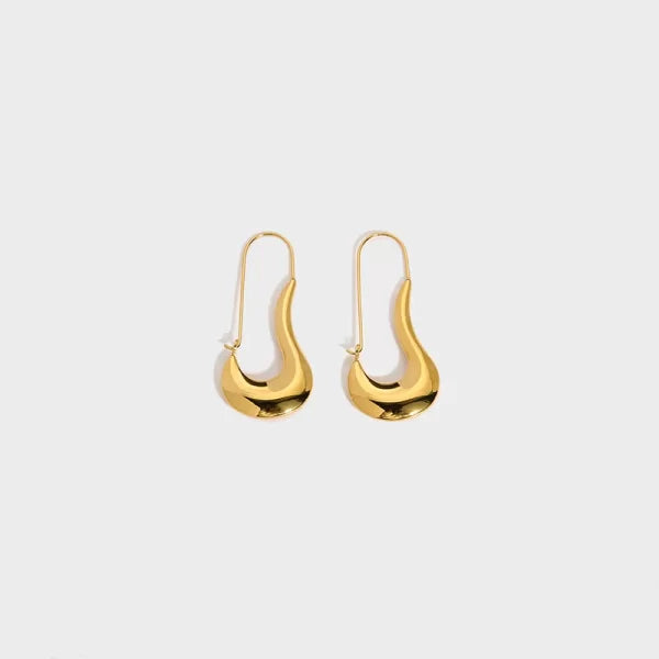 ES-218 – 18k Gold Plated Stainless Steel Tarnish Free Waterproof Female Jewellery