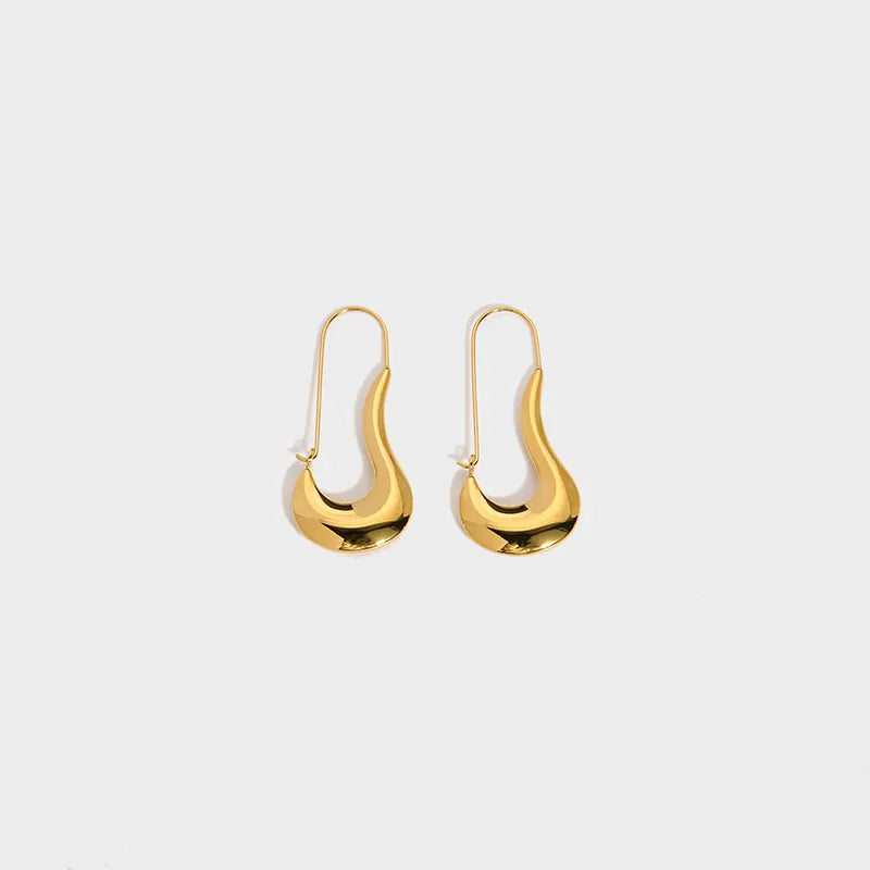 ES-218 – 18k Gold Plated Stainless Steel Tarnish Free Waterproof Female Jewellery