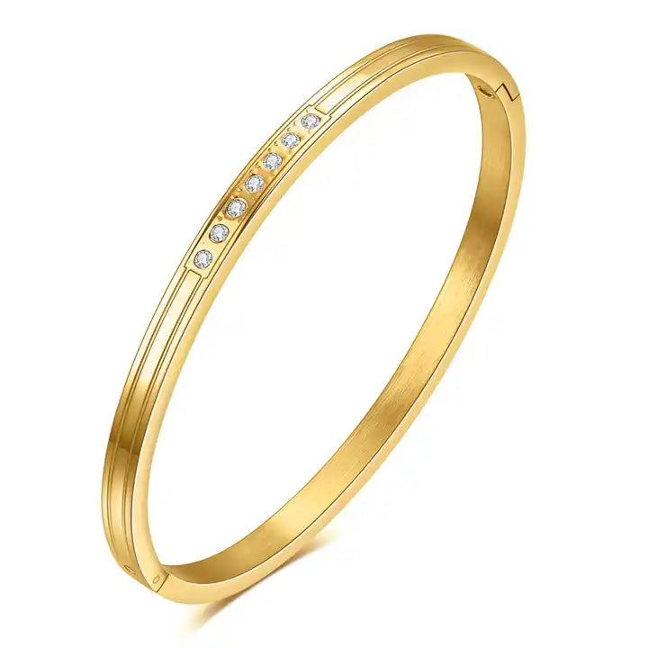 B-55 – 18k Gold Plated Stainless Steel Tarnish Free Waterproof Female Jewellery