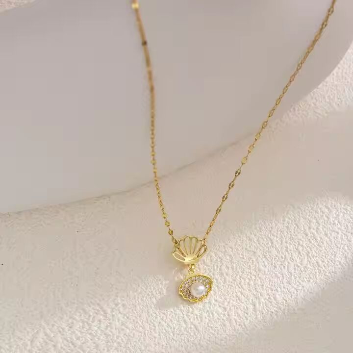 C-299 – 18k Gold Plated Stainless Steel Tarnish Free Waterproof Female Jewellery