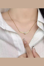 C-287 – 18k Gold Plated Stainless Steel Tarnish Free Waterproof Female Jewellery