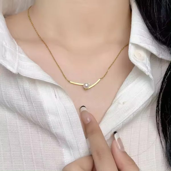 C-287 – 18k Gold Plated Stainless Steel Tarnish Free Waterproof Female Jewellery