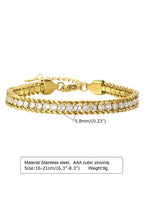 B-62 – 18k Gold Plated Stainless Steel Tarnish Free Waterproof Female Jewellery